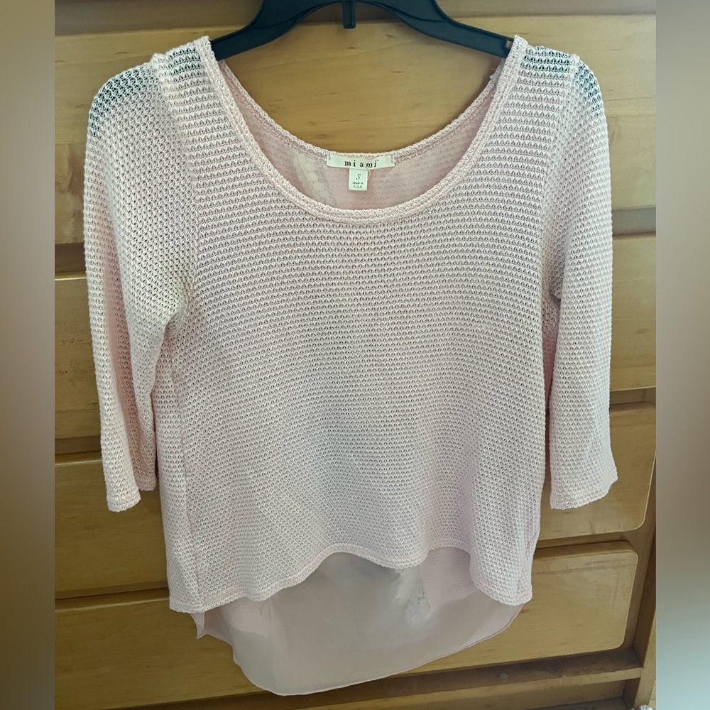 Pink sweater